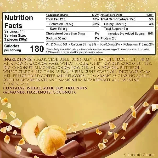 Ferrero Rocher Chocolates Collection: 42-Piece Box