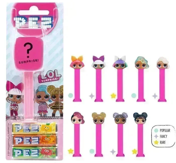 LOL Surprise Assortment PEZ Candy Blister Packs: 12-Piece Display