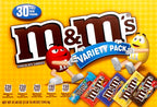 MARS Chocolate and Candy Full Size Variety Pack, 30 Count