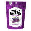 Wiley Wallaby Licorice Bites - Huckleberry Peg Bag: 12-Piece Case