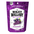 Wiley Wallaby Licorice Bites - Huckleberry Peg Bag: 12-Piece Case