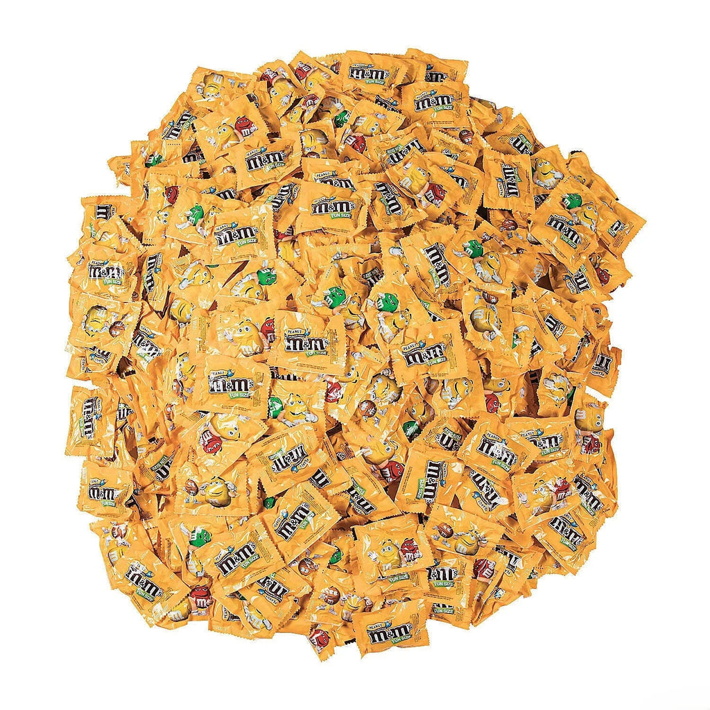 M&M's Candy Fun Size Packs - Peanut: 23LB Case