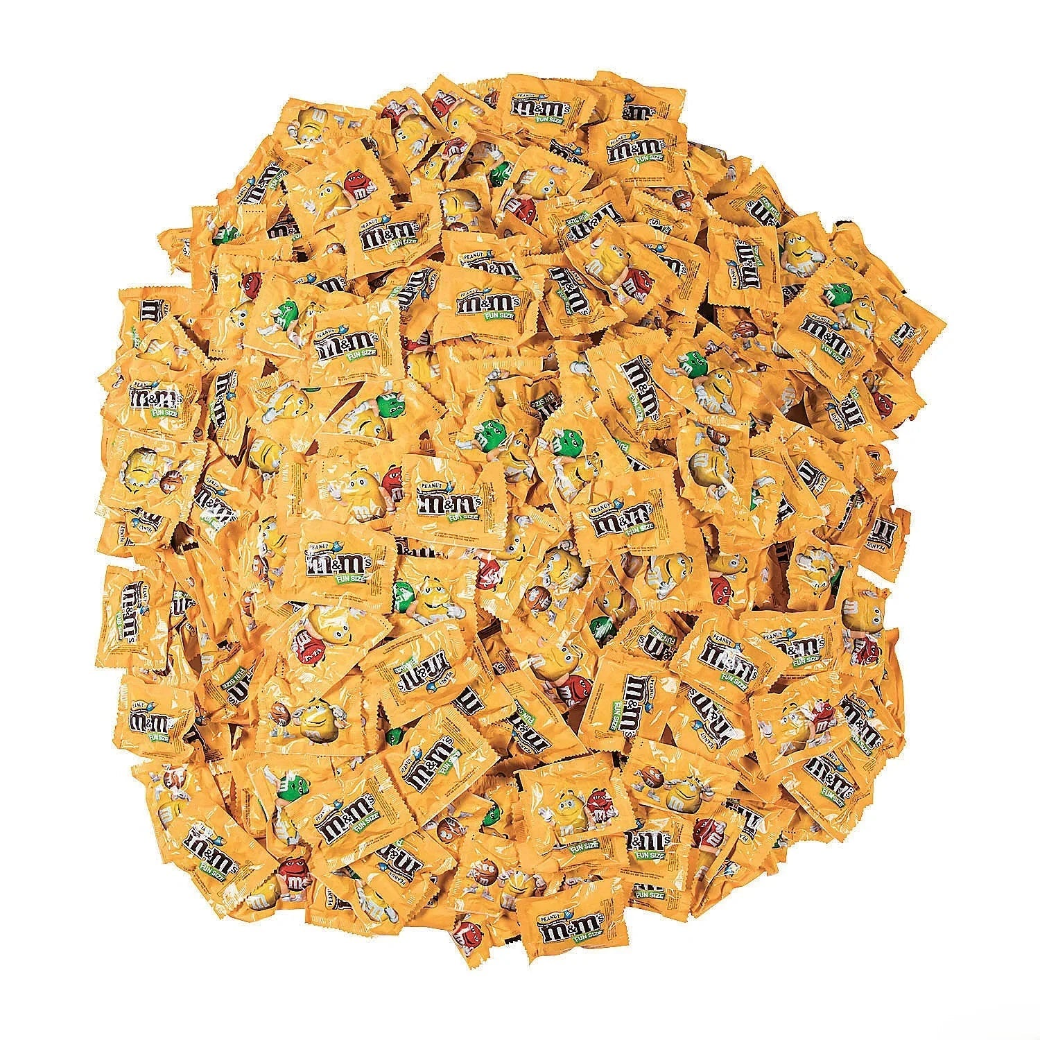 M&M's Candy Fun Size Packs - Peanut: 23LB Case