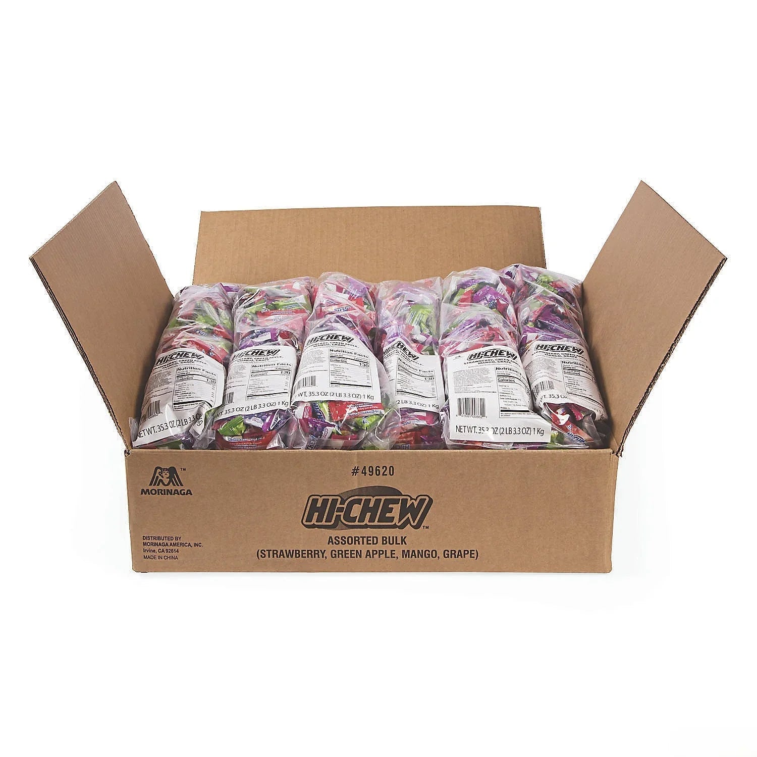Hi-Chew Fruit Chews Candy Assorted - Bulk: 15LB Case