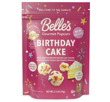 Belles Gourmet Candy Popcorn - Birthday Cake: 12-Piece Case