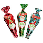 Popcornopolis Christmas Popcorn Cone Gift Packs: 12-Piece Bag