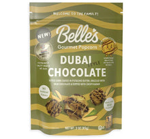 Belles Gourmet Candy Popcorn - Dubai Chocolate: 12-Piece Case