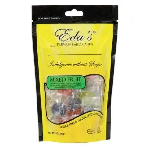 Eda's Sugar Free Hard Candy Drops - Mixed Fruit: 12-Piece Case