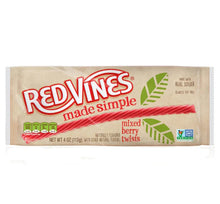 RED VINES Made Simple Twists Tray - Mixed Berry: 12-Piece Case