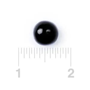 Black 1-Inch Gumballs: 850-Piece Case
