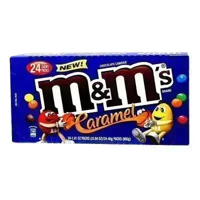 Caramel M&M's Candy: 24-Piece Display