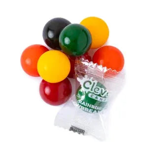 Rainbow Jawbreakers Candy - Wrapped: 10LB Case