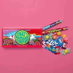 Classic Nostalgic 1960's Candy Gift Box: 6-Piece Case