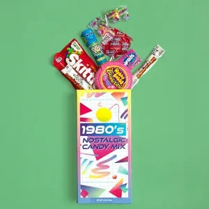 Classic Nostalgic 1980's Candy Gift Box: 6-Piece Case