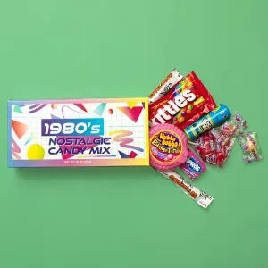 Classic Nostalgic 1980's Candy Gift Box: 6-Piece Case
