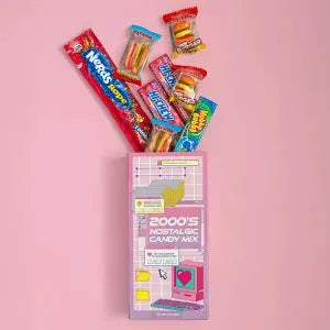 Classic Nostalgic 2000's Candy Gift Box: 6-Piece Case