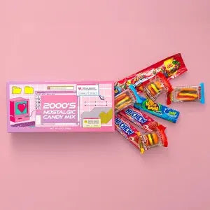 Classic Nostalgic 2000's Candy Gift Box: 6-Piece Case