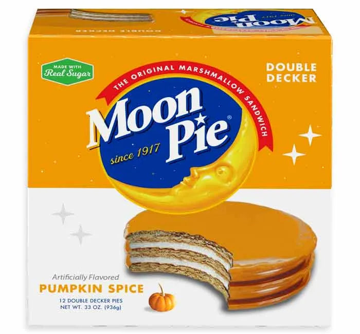 Double Decker Pumpkin Spice Moon Pies: 12-Piece Box