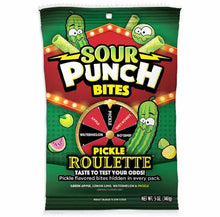 Sour Punch Bites Peg Bag - Pickle Roulette: 12-Piece Case