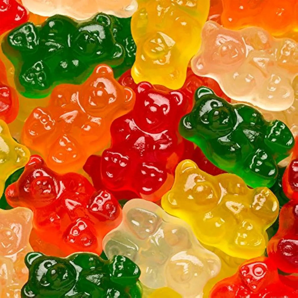 Albanese 5 Natural Flavor Gummi Bears: 5LB Bag