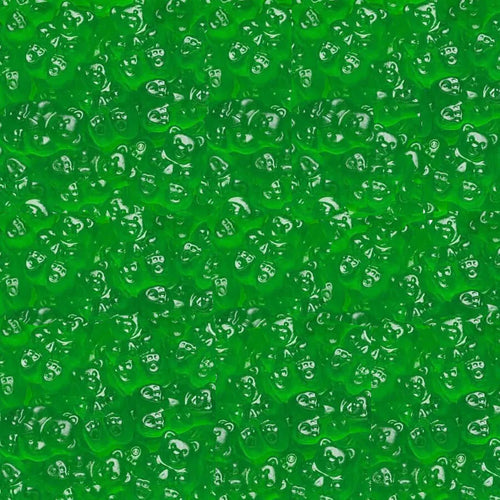 Albanese Green Apple Gummy Bears: 5LB Bag