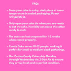 City Pop Rainbow Cotton Candy Cake