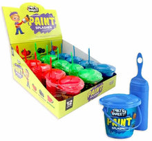 Paint Splasher Assorted Candy Dipping Lollipop: 12-Piece Display