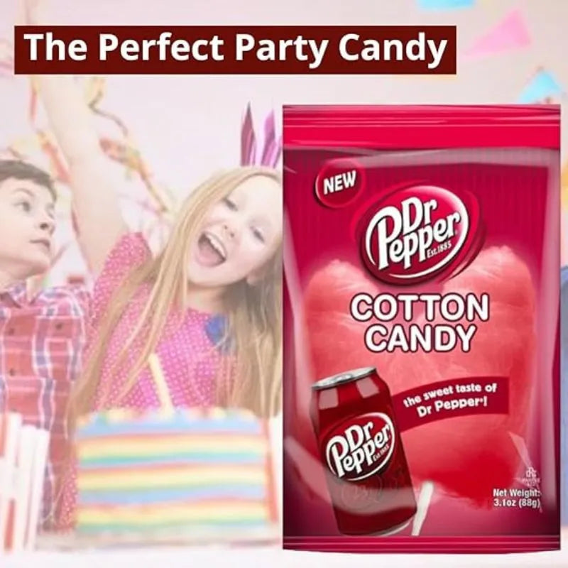 Dr. Pepper Cotton Candy Small Peg Bags: 12-Piece Box