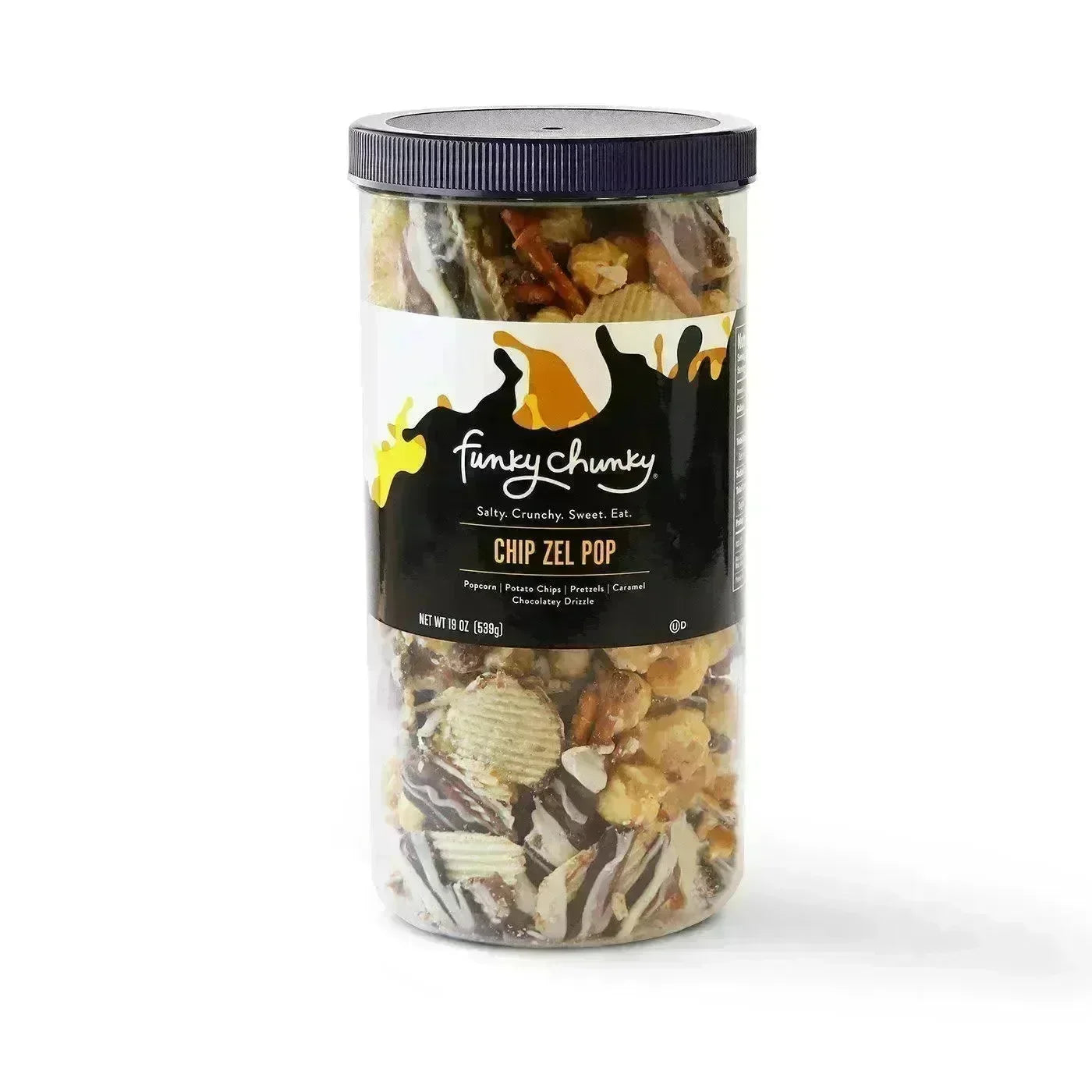 Funky Chunky Chip Zel Pop: 19-Ounce Tall Canister