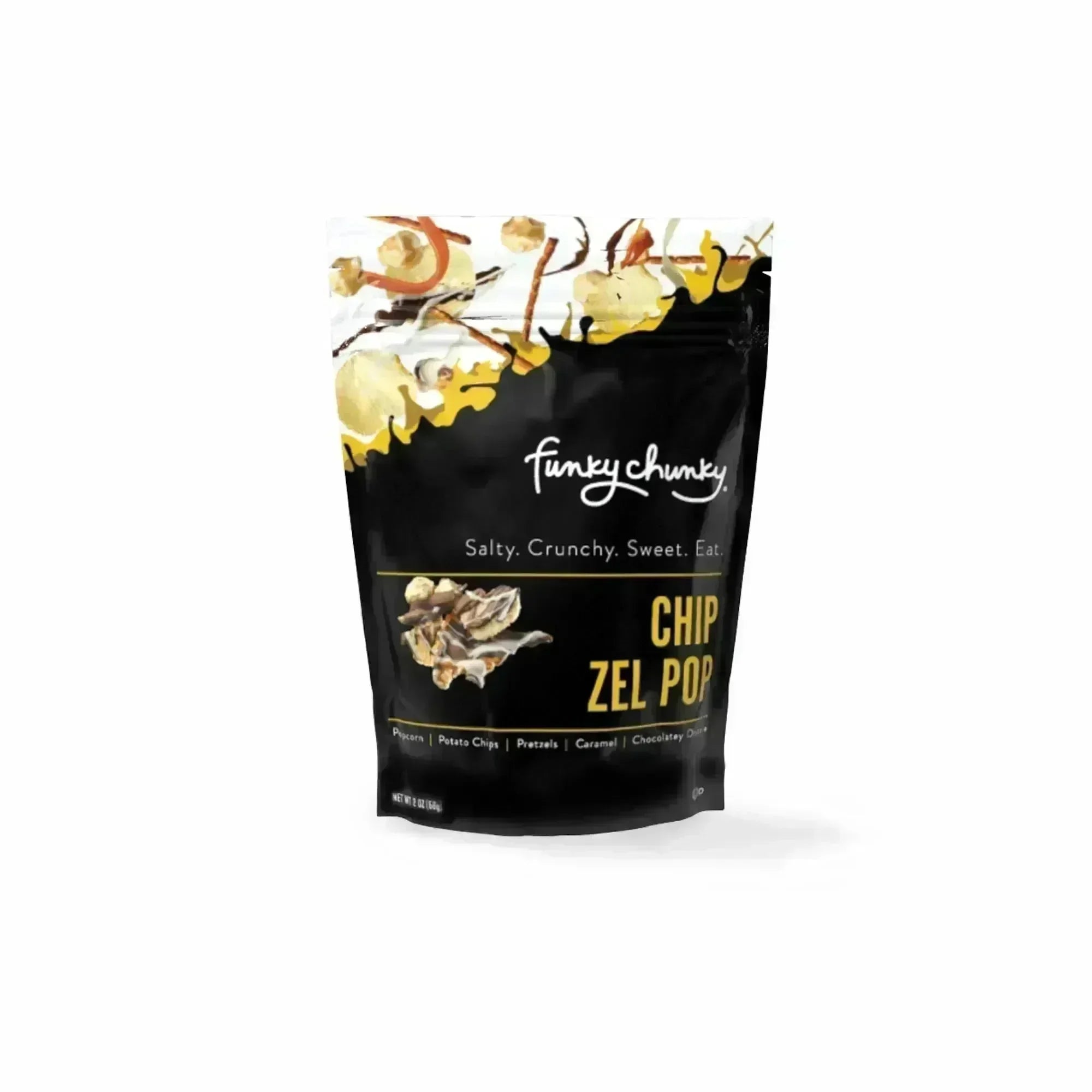 Funky Chunky Chip Zel Popcorn: 2-Ounce Small Bag