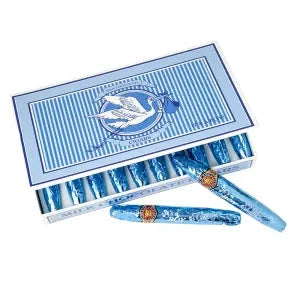 Madelaine Foiled Milk Chocolate Cigars - Boy: 24-Piece Box
