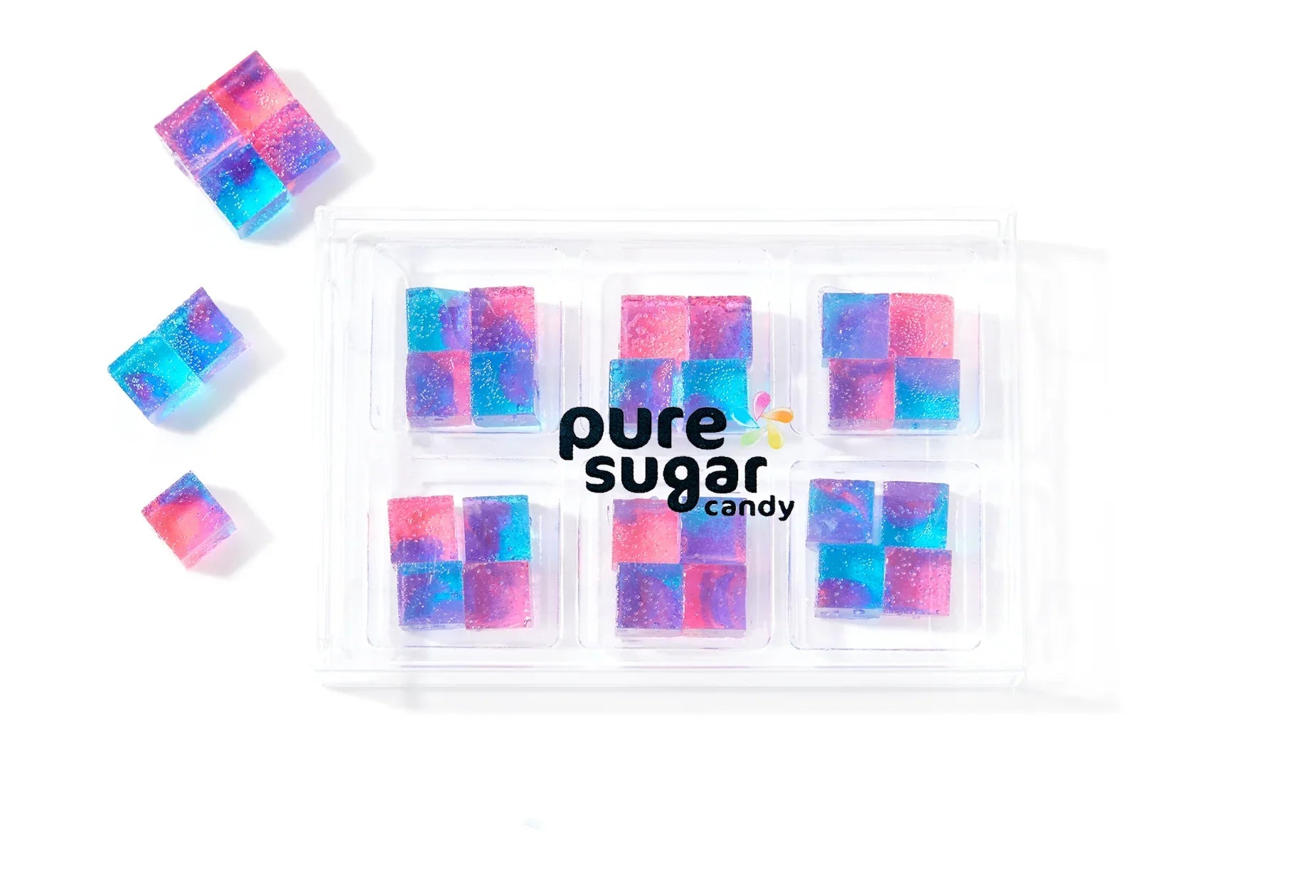 Pure Sugar Candy Cubes - Cotton Candy