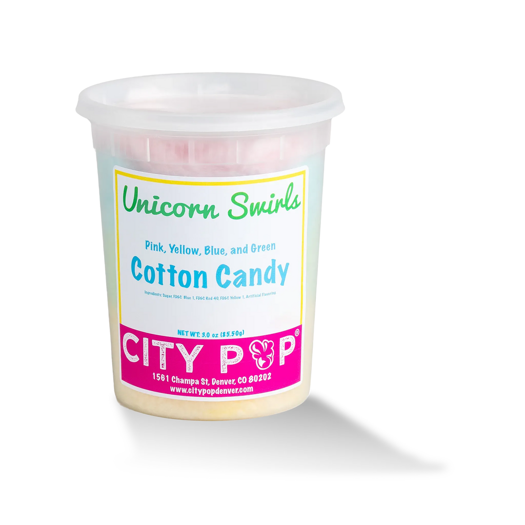 City Pop Unicorn Swirls Cotton Candy