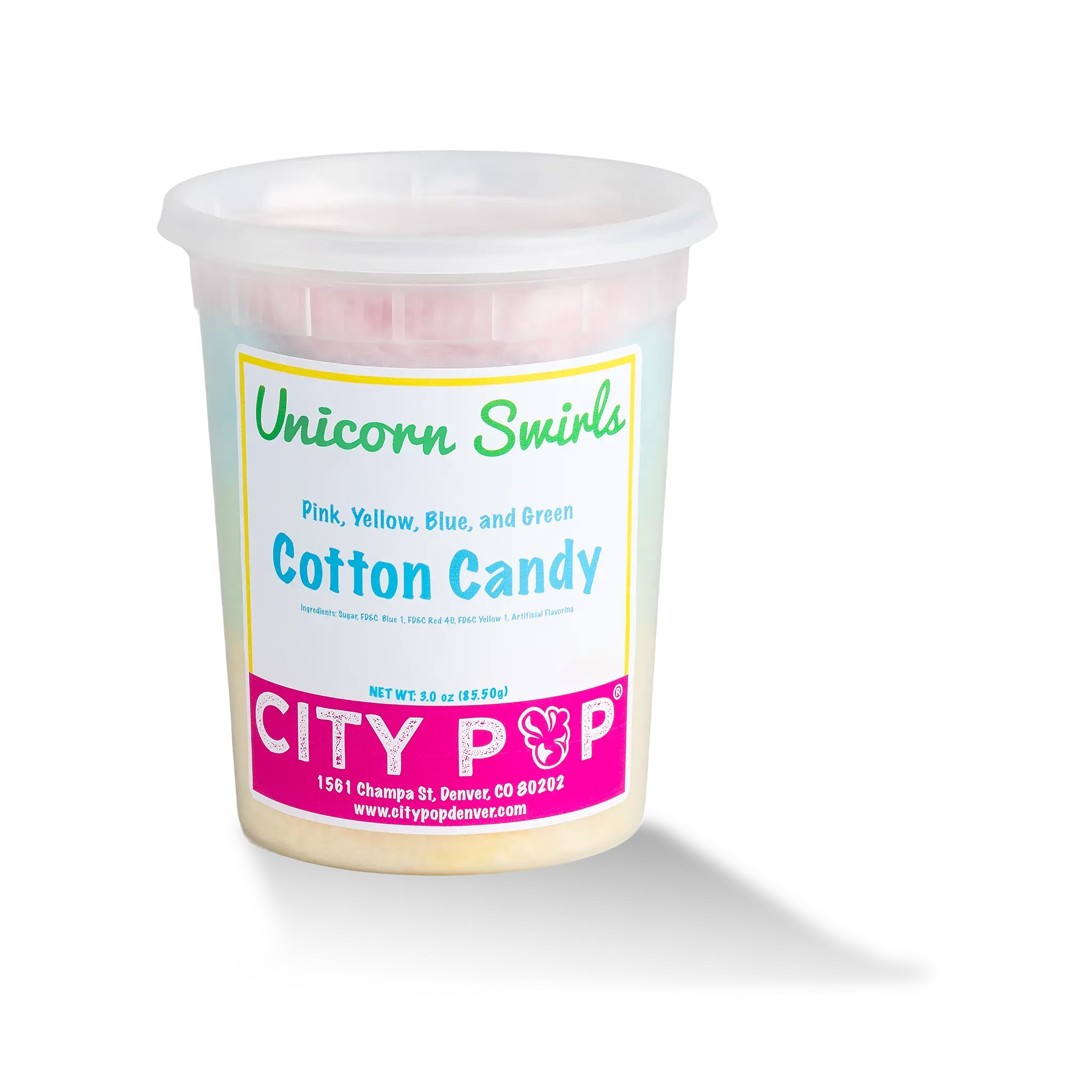 City Pop Unicorn Swirls Cotton Candy