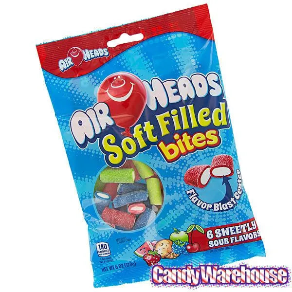 AirHeads Soft Filled Bites Candy Packs: 12-Piece Box