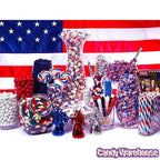 Patriotic Hard Candy Twists - Peppermint: 2LB Bag
