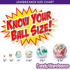 Assorted 2-1/4-Inch Wrapped Jawbreakers: 72-Piece Case