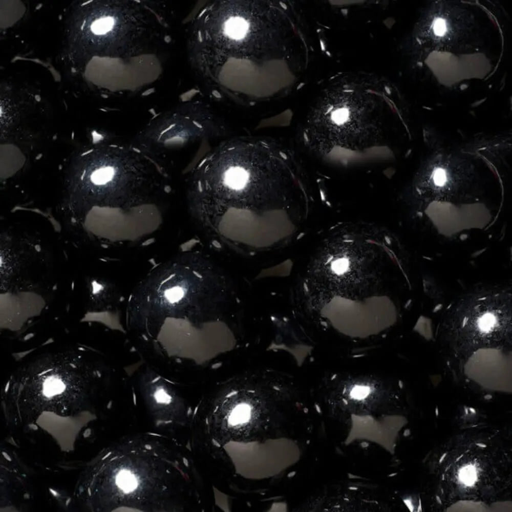 Black 1-Inch Gumballs: 850-Piece Case