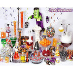 Black 1-Inch Gumballs: 850-Piece Case