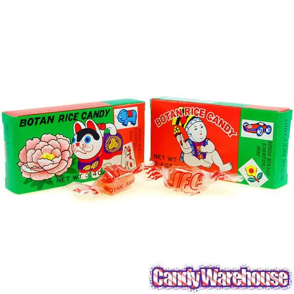 Botan Rice Candy Boxes: 20-Piece Box