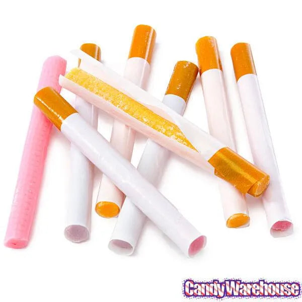 Bubble Gum Candy Cigarettes Packs: 24-Piece Box