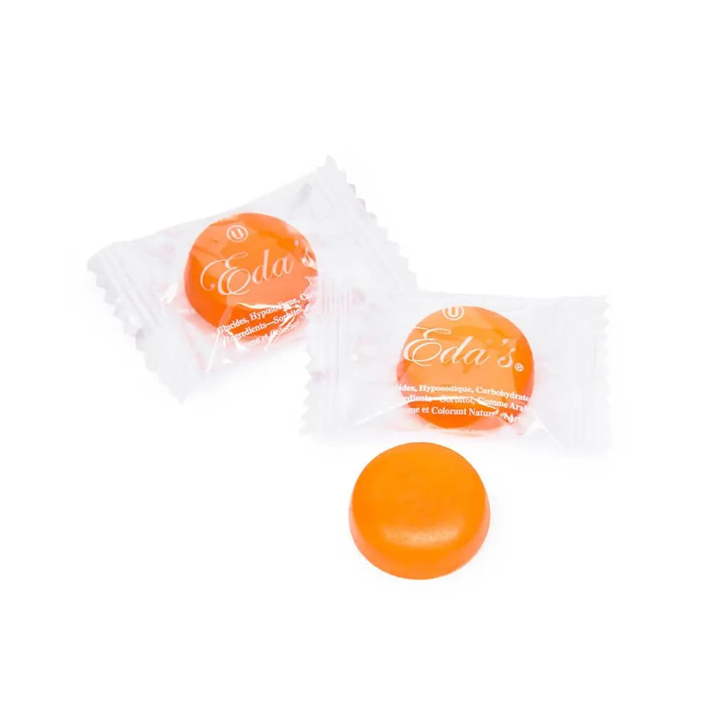 Eda's Sugar Free Hard Candy Drops - Butterscotch Peg Bags: 12-Piece Case
