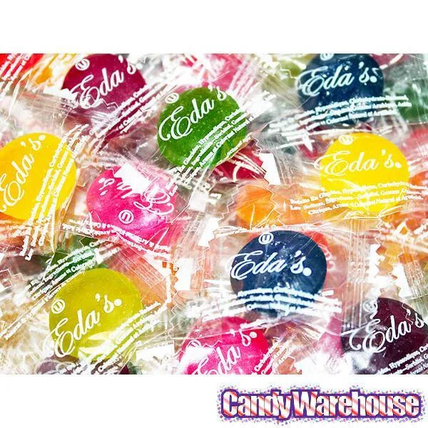 Eda's Sugar Free Hard Candy Drops - Fruit Assortment: 15LB Case