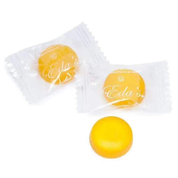 Eda's Sugar Free Hard Candy Drops - Lemon Peg Bags: 12-Piece Case