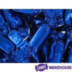 Foiled Caramel Candy - Navy Blue: 180-Piece Bag