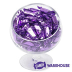 Foiled Caramel Candy - Purple: 180-Piece Bag