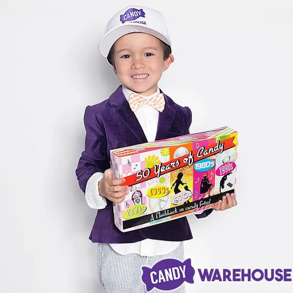 Giant Nostalgic 50 Years of Candy Candy Gift Box: 6-Piece Case