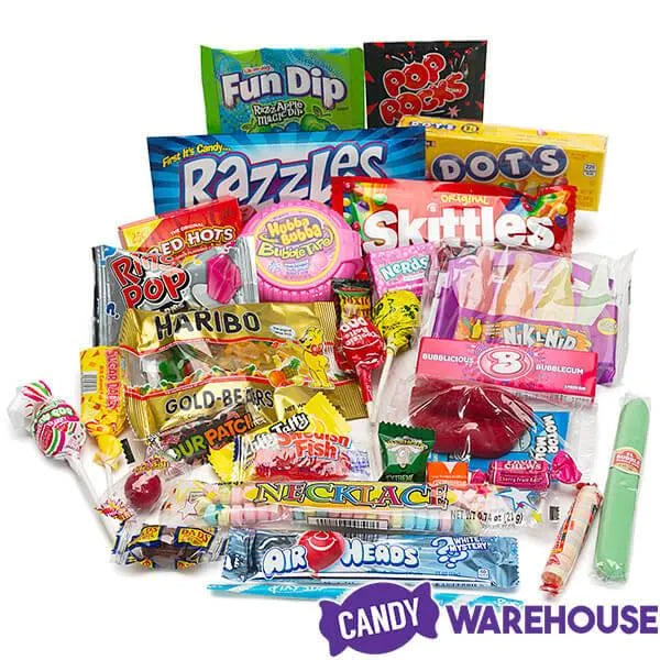 Giant Nostalgic 50 Years of Candy Candy Gift Box: 6-Piece Case