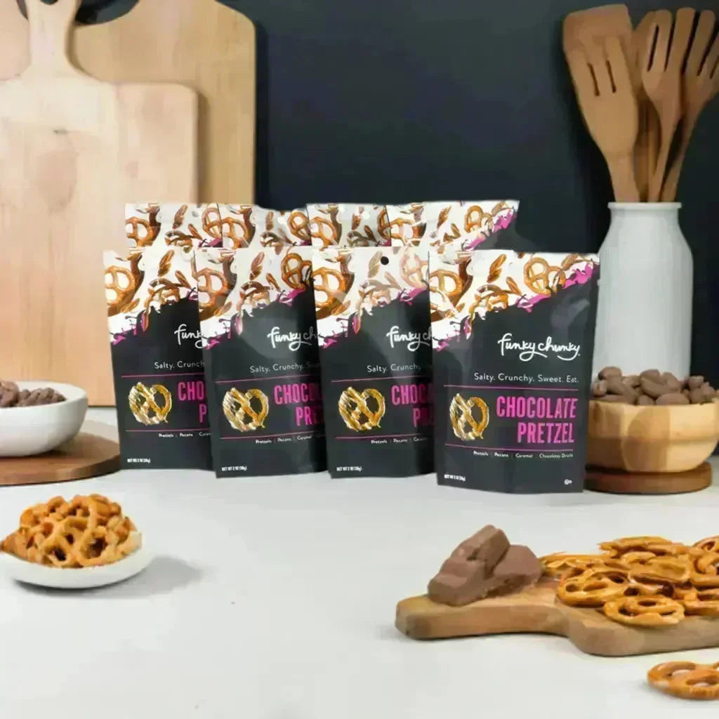 Funky Chunky Chocolate Pretzel: 2-Ounce Bag