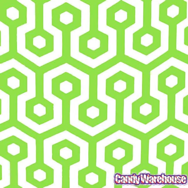 Green Honeycomb Candy Bags: 25-Piece Pack